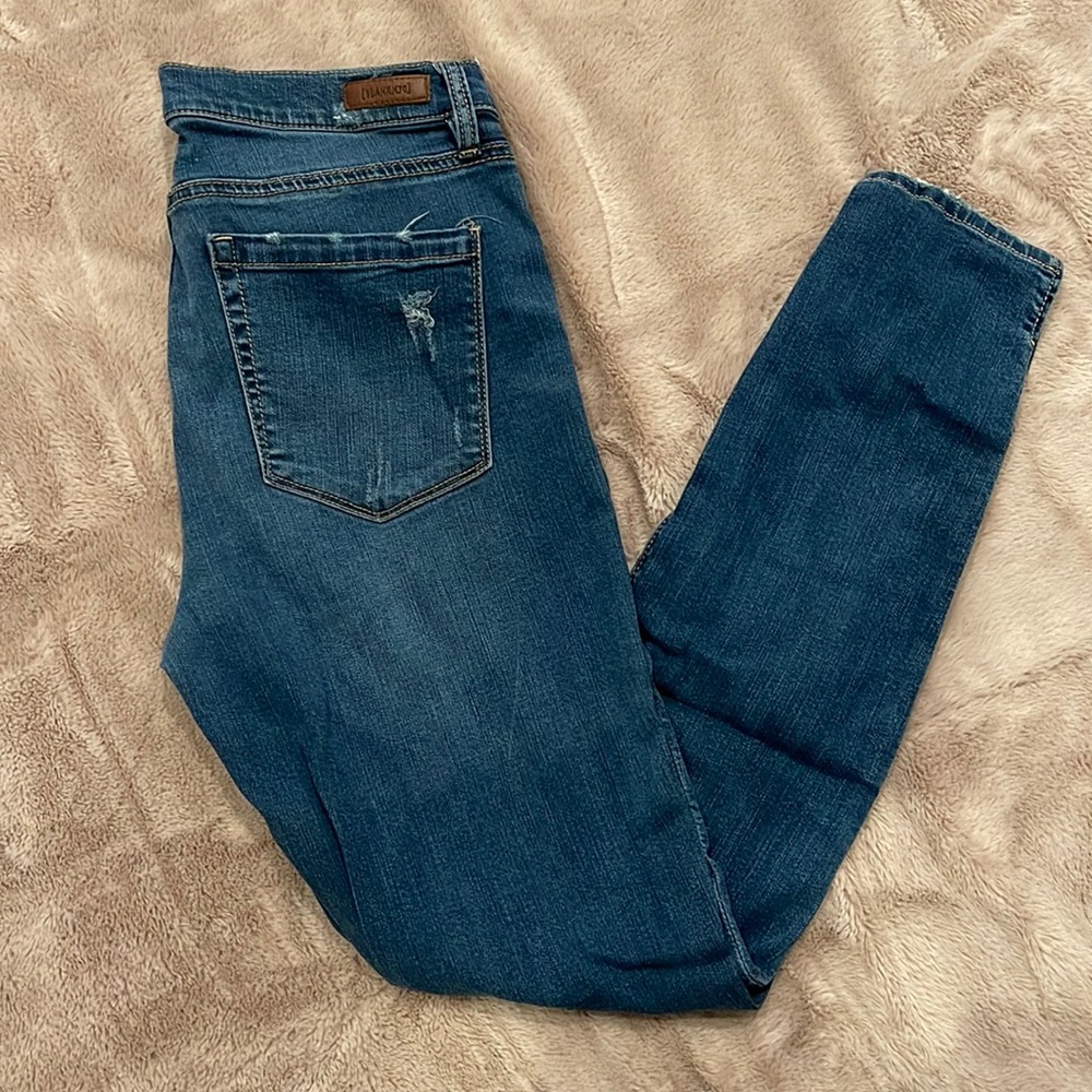 Blank NYC Mercer distressed skinny jeans sz 31